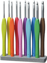 Load image into Gallery viewer, Clover 3672 Amour Crochet Hook Set, 10 sizes