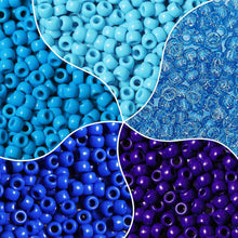 Load image into Gallery viewer, MAHITOI ™ 1000 Blue Degradé Pony Beads Bag