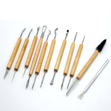 Load image into Gallery viewer, MAHITOI ™ 11 Pieces Clay Tools Set
