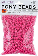 Load image into Gallery viewer, MAHITOI ™ 1000 Opaque Pink Beads
