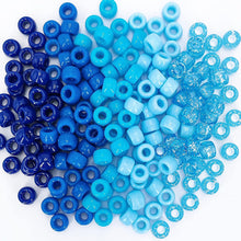 Load image into Gallery viewer, MAHITOI ™ 1000 Blue Degradé Pony Beads Bag
