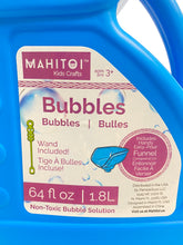 Load image into Gallery viewer, MAHITOI ™ 64-Oz Bubble Solution with Wand &amp; Handy Easy-Pour Funnel
