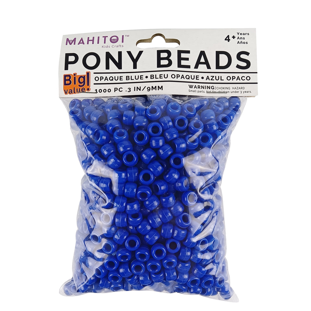 MAHITOI ™ 1000 Opaque Blue Beads