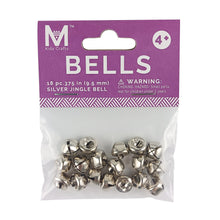 Load image into Gallery viewer, MAHITOI ™ 18-PC Silver Jingle Bells
